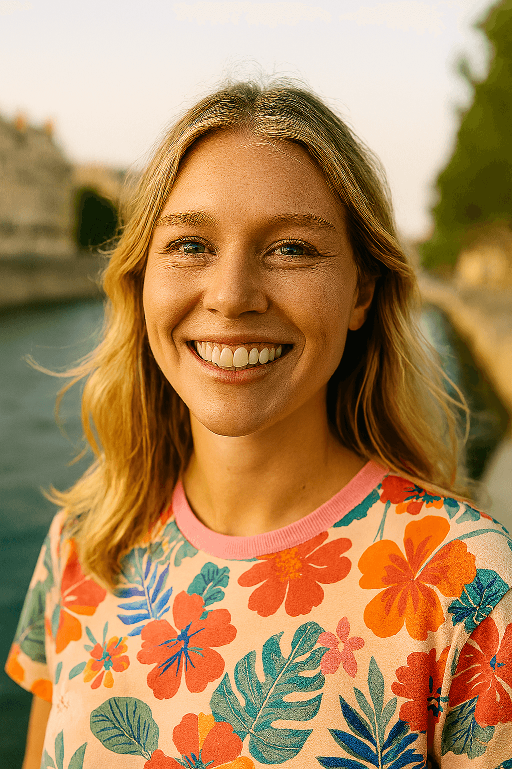 Profil fictif d'une femme à Paris (illustration).